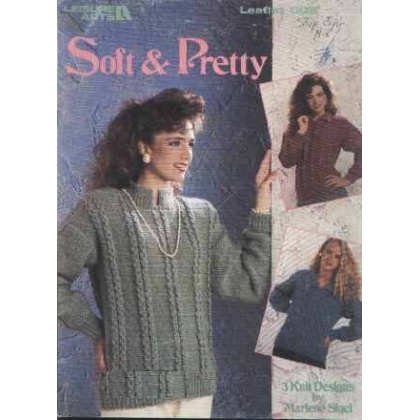 Soft & pretty 3 knit designs pullover to knit and crochet 802