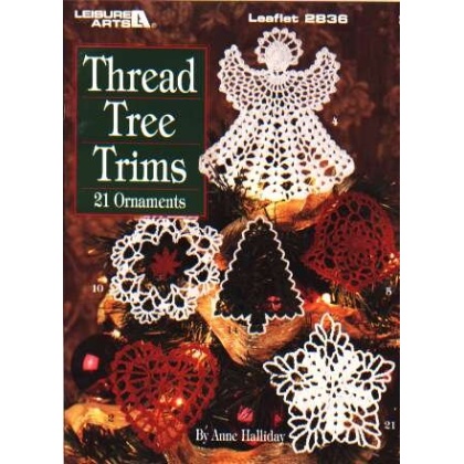 Thread tree trims, 21 ornaments, 2836