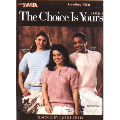 Three simple, easy to knit pattern stitches to knit and crochet 738