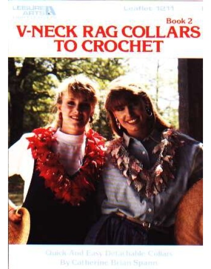 V-neck rag collars to crochet and knit book 2 1211