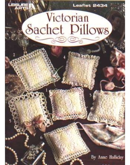 Victorian sachet pillows, 6 designs to knit and crochet 2434