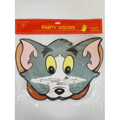 Ambassador Party Visors - Tom and Jerry Visors - 8 pack
