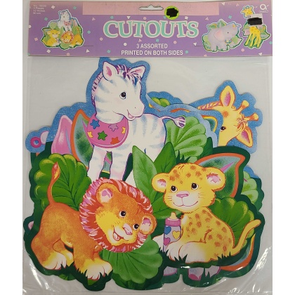 Amscan Baby Animal Cutouts