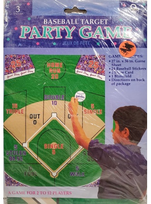 Amscan Baseball Target Party Game