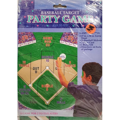 Amscan Baseball Target Party Game