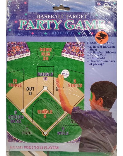 Amscan Baseball Target Party Game