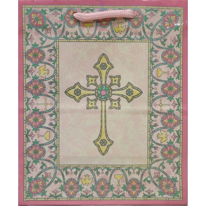 Amscan Cross Pink Gift Bag