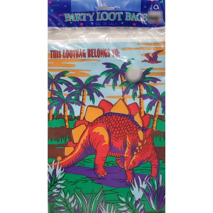 Amscan Dinosaur Themed Loot Bags - 8 count