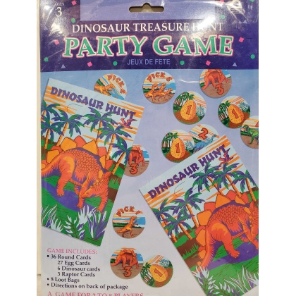 Amscan Dinosaur Treasure Hunt Party Game