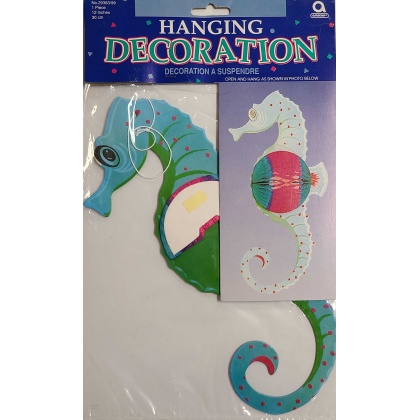 Amscan Hanging Decoration Aquamarine Seahorse