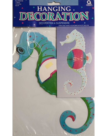 Amscan Hanging Decoration Aquamarine Seahorse