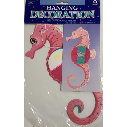 Amscan Hanging Decoration Pink Seahorse