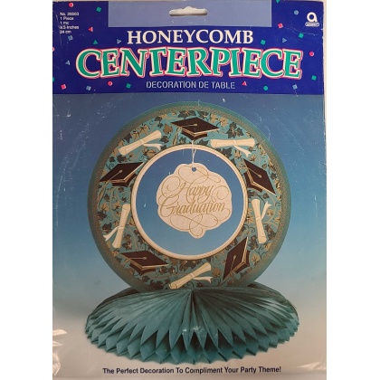 Amscan Happy Graduation Honeycomb Centerpiece