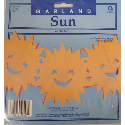 Amscan Happy Sun Garland