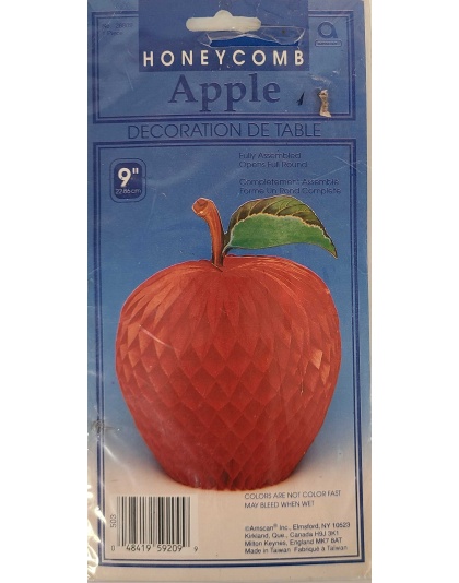 Amscan Honeycomb Apple Decoration