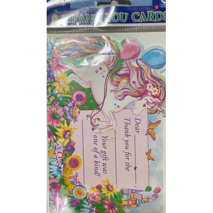 Amscan Mystical Unicorn Party Thank You Cards - 8 Pack