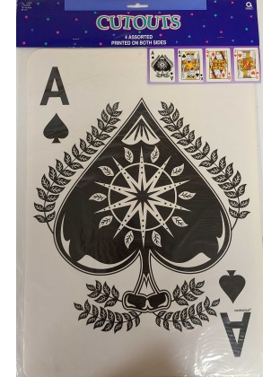Amscan Playing Card Cutouts