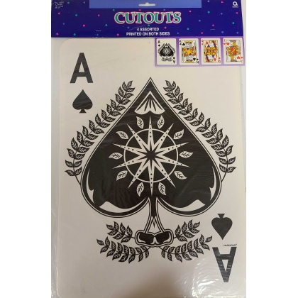 Amscan Playing Card Cutouts