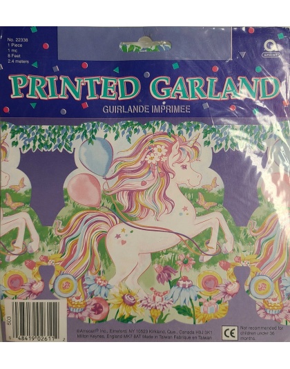 Amscan Printed Garland Unicorn