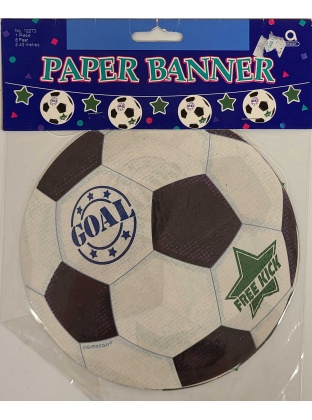 Amscan Soccer Paper Banner