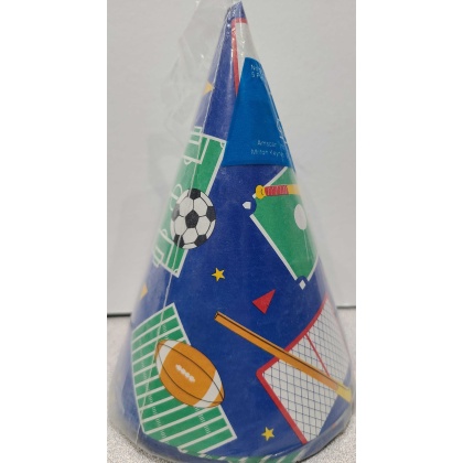 Amscan Sport Party Hats - 5 count