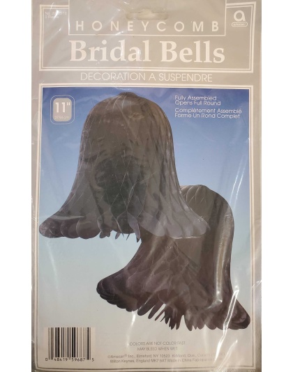 Black Honeycomb Bridal Bells