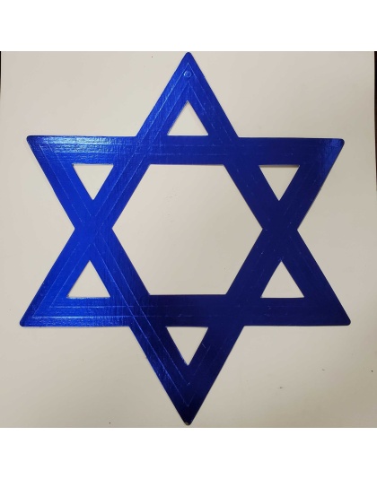 Blue Jewish Star of David