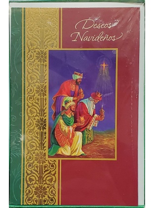 Carlton Cards - Santa's Workbench Deseos Navideños Cards - 18 count