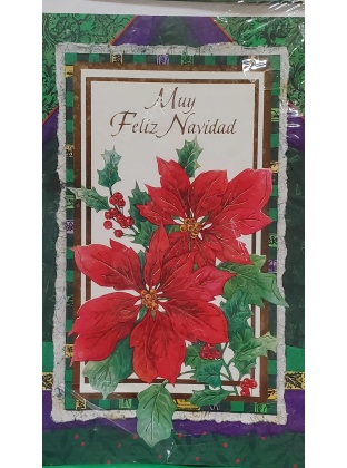 Carlton Cards - Santa's Workbench Muy Feliz Navidad Cards - 18 count