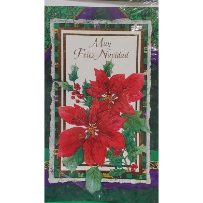 Carlton Cards - Santa's Workbench Muy Feliz Navidad Cards - 18 count