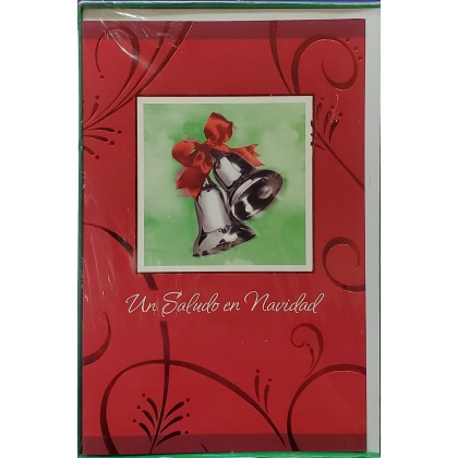 Carlton Cards - Santa's Workbench Un Saludo en Navidad Cards - 18 count