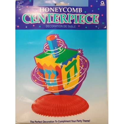 Dreidel Honeycomb Centerpiece