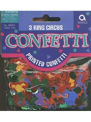 3 RING CIRCUS confetti