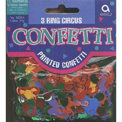 3 RING CIRCUS confetti