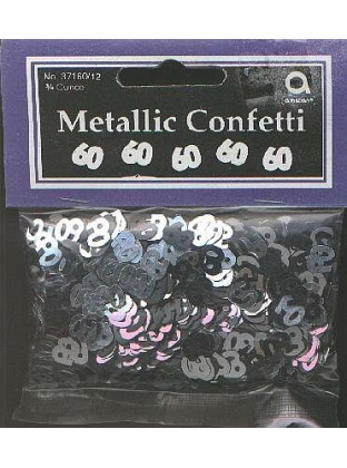 60 Metallic confetti