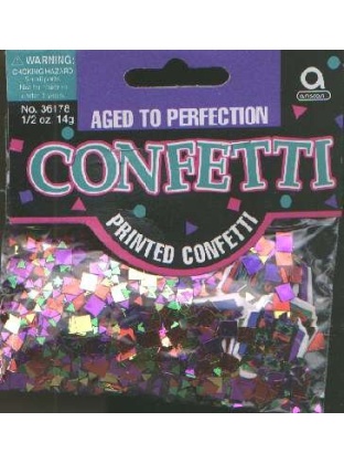 AGED TO PERFECTION confetti