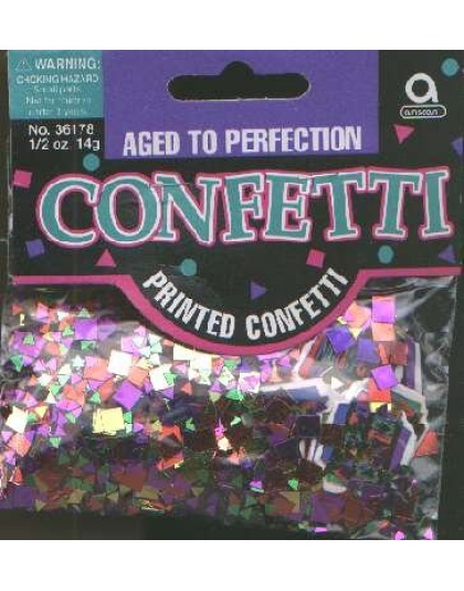 AGED TO PERFECTION confetti