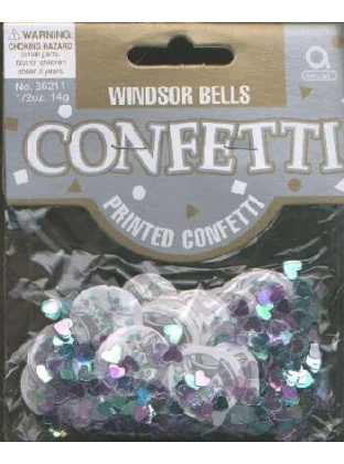 Amscan WINDSOR BELLS confetti