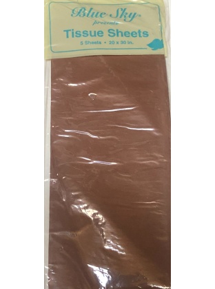 Blue Sky Brown Tissue Sheets