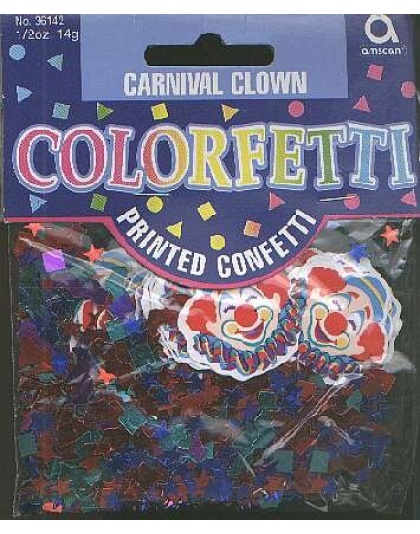 CARNIVAL CLOWN confetti