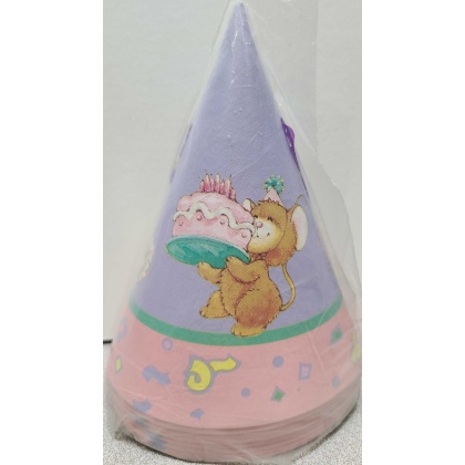 C. A. Reed Birthday Mouse Party Hats - 8 count