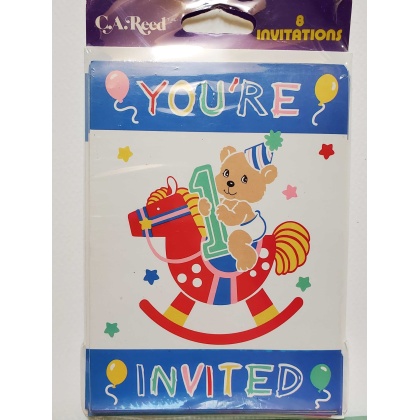 C. A. Reed Little Boy's You're Invited Party Invitations - 8 count