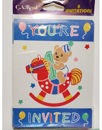C. A. Reed Little Boy's You're Invited Party Invitations - 8 count
