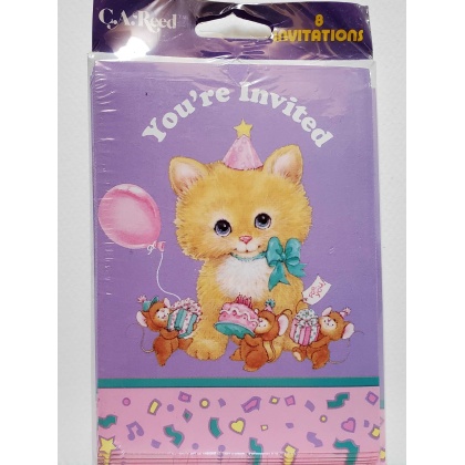 C. A. Reed Little Girl's You're Invited Party Invitations - 8 count
