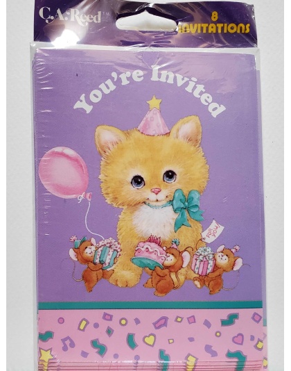 C. A. Reed Little Girl's You're Invited Party Invitations - 8 count