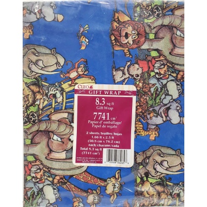 Cleo Wild Animal Gift Wrap