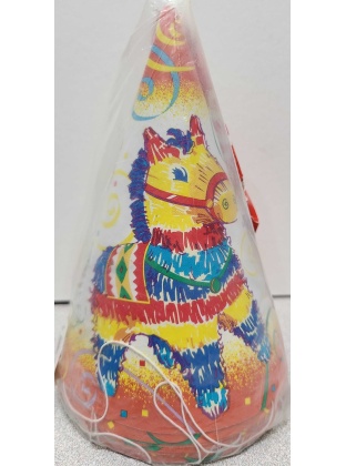 Contempo Colours Pinata Celebration Party Hats - 8 count