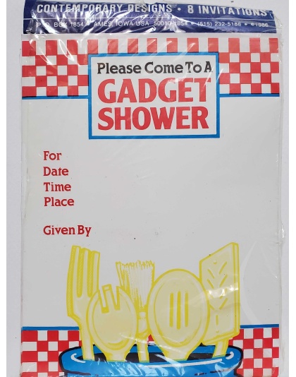 Contemporary Designs Gadget Shower Invitations - 8 count