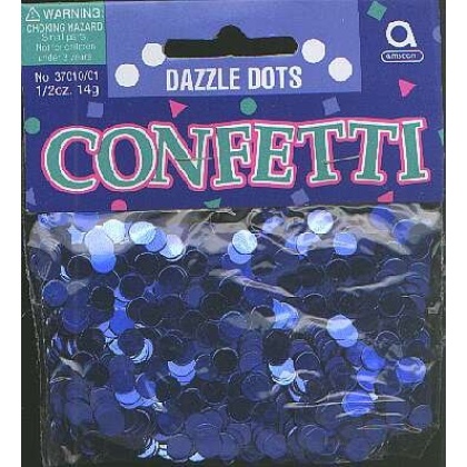 Dazzle dots - BLUE confetti