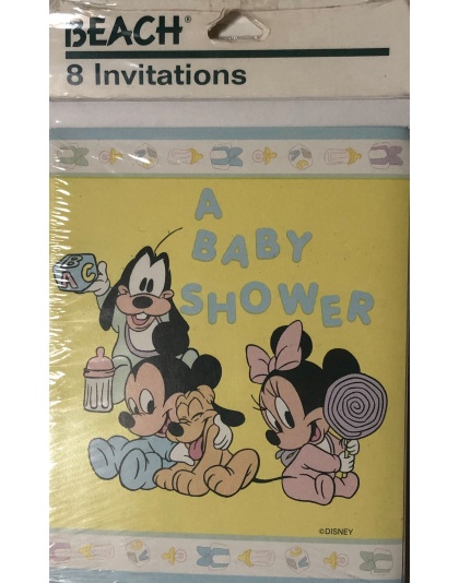 Disney Baby Goofy Baby Shower Invitations - 8 Pack